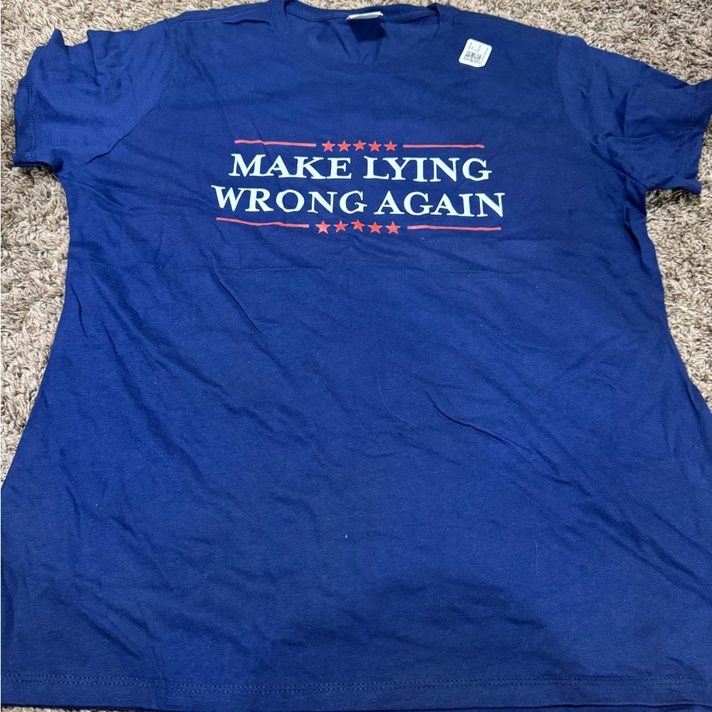 Port and Company Blue Short Sleeve Tee